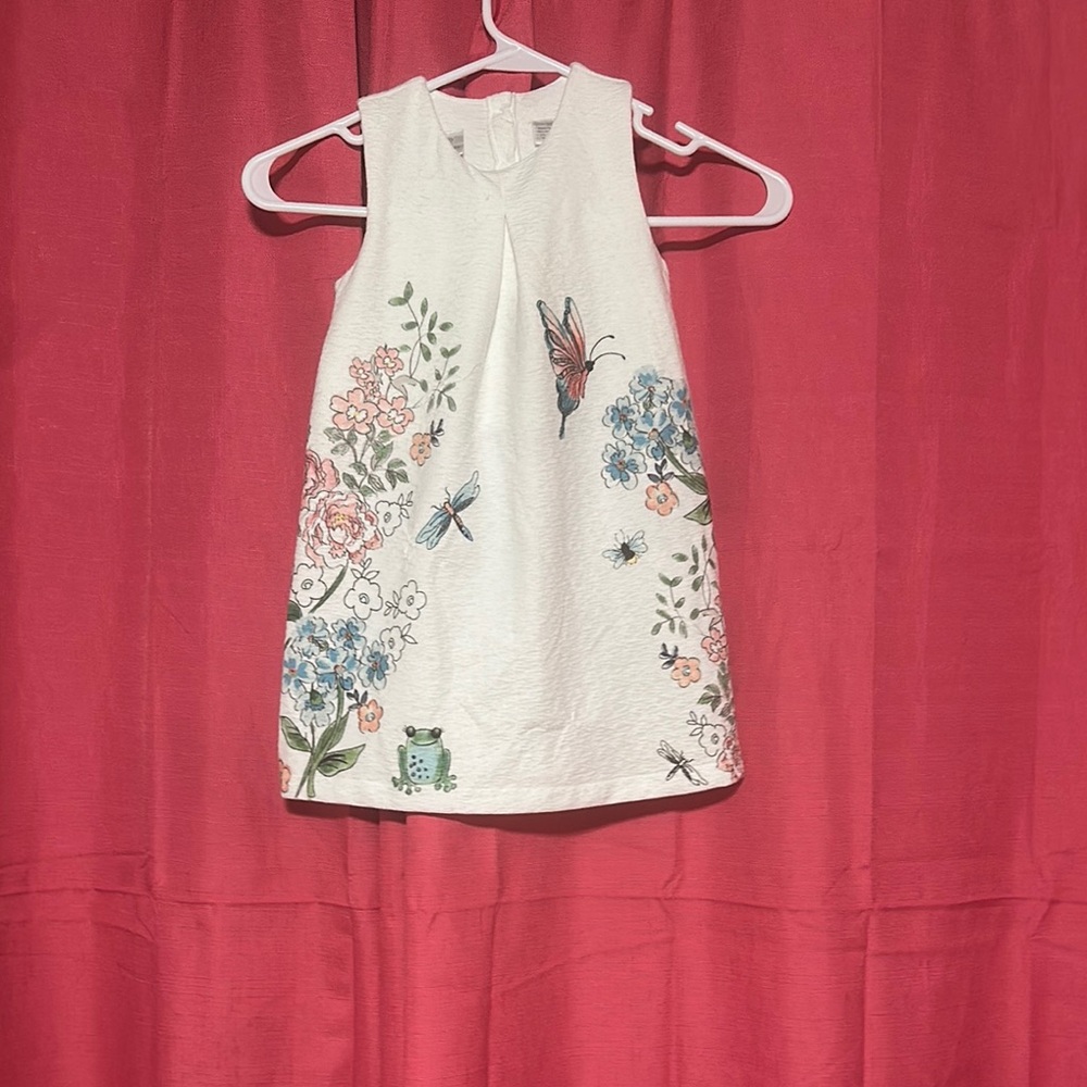 Koala Kids White Textured Dress